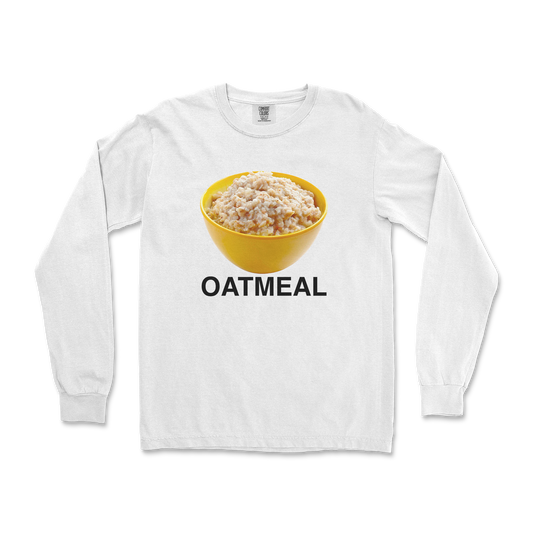 Comfort Colors Long Sleeve Oatmeal in White