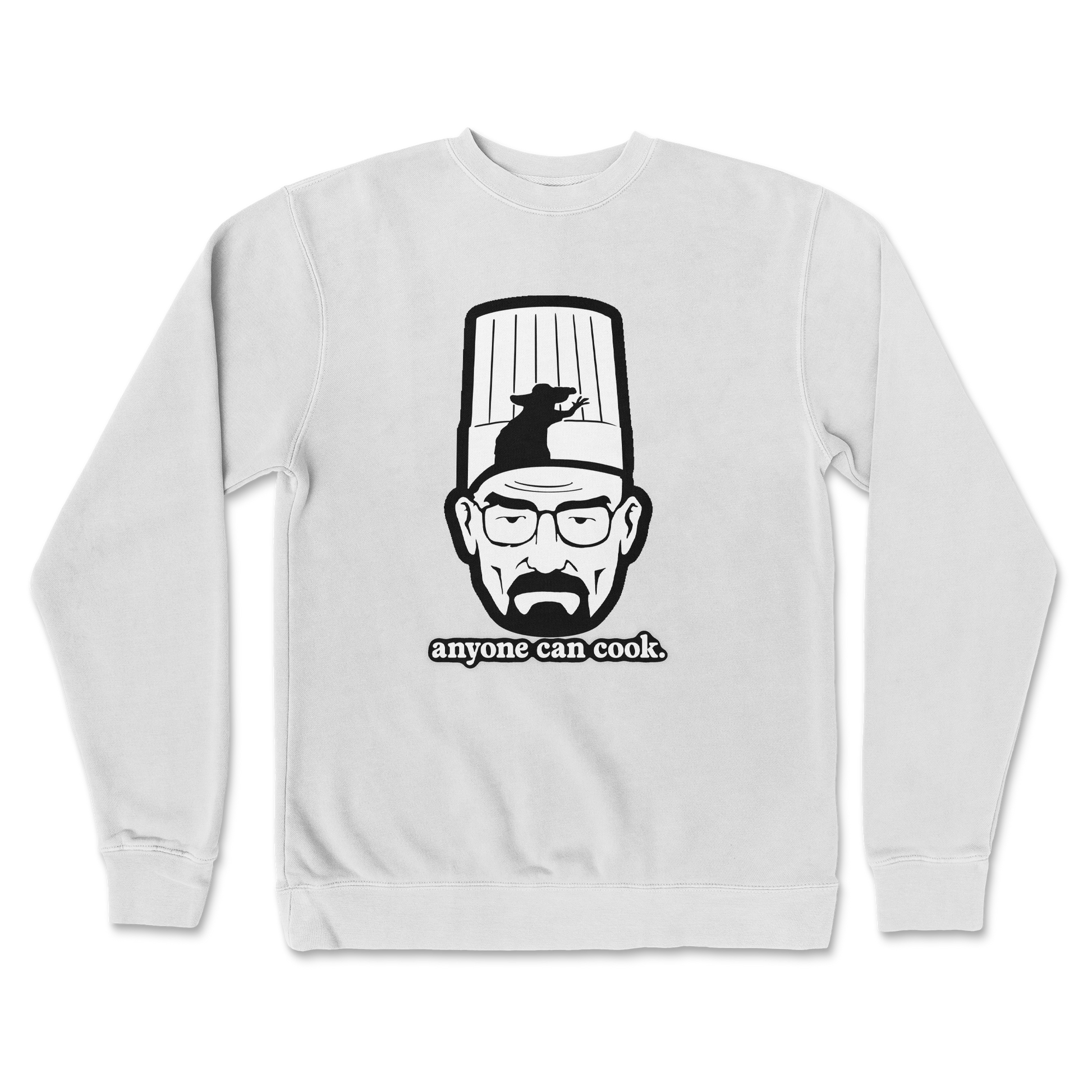 Independent Clothing Co. Crew Neck Everyone Can Cook in White