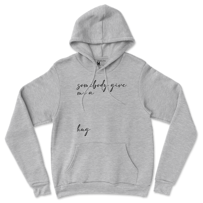 Gildan SoftStyle Hoodie Hug Me in Sports Grey