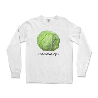 Comfort Colors Long Sleeve Cabbage in White