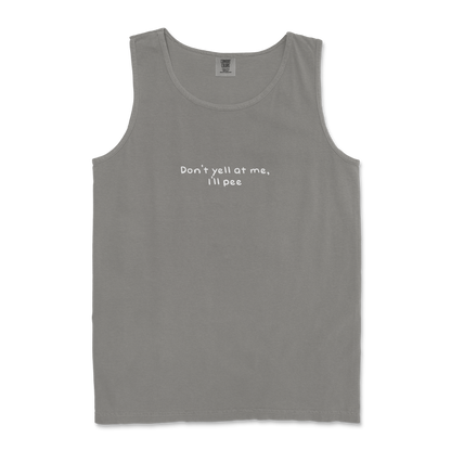 Comfort Colors Tank Top Dont Yell in Grey