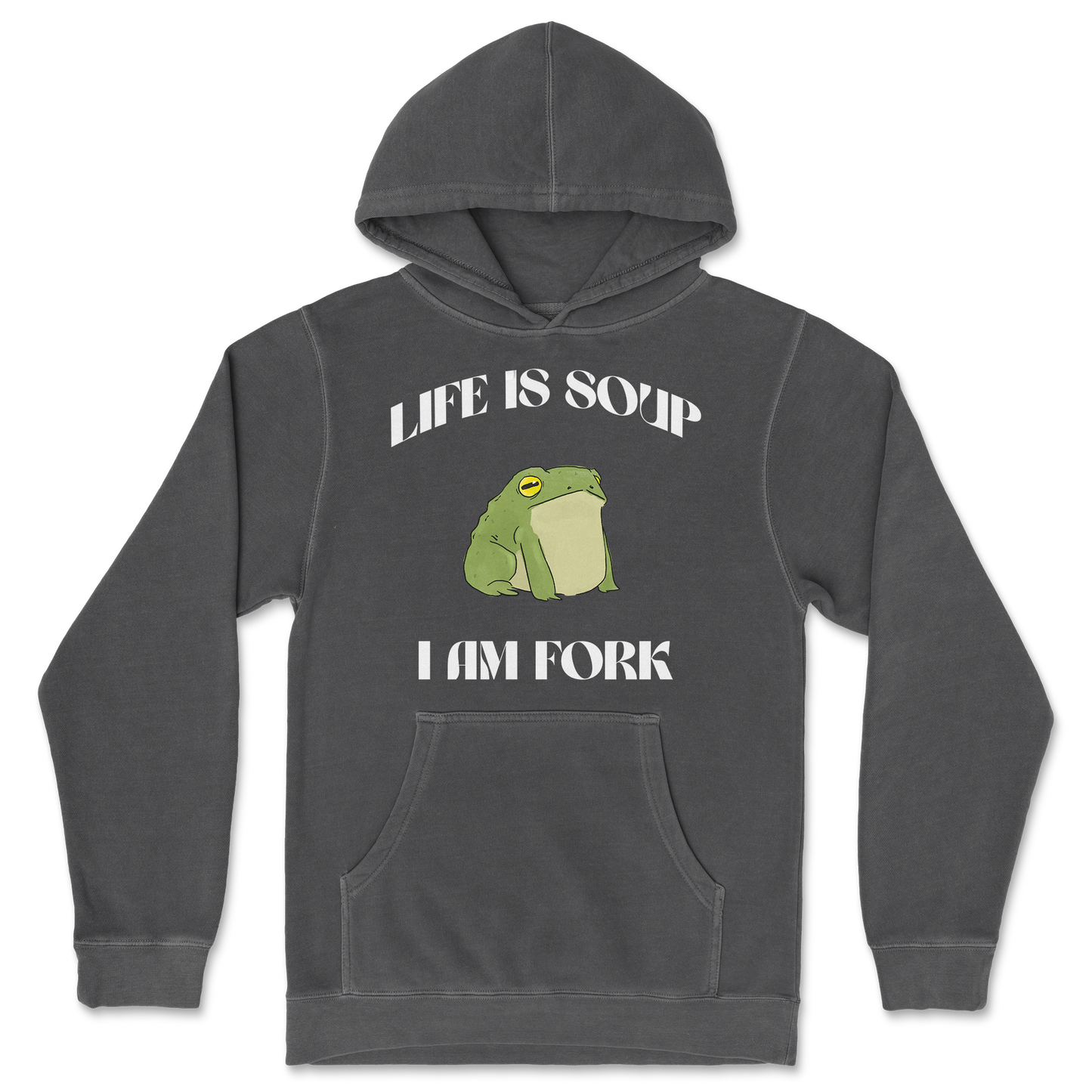 Independent Clothing Co. Hoodie Life is Soup in Black