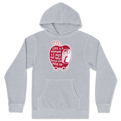 Independent Clothing Co. Hoodie Life Is A Highway  in Grey-Heather