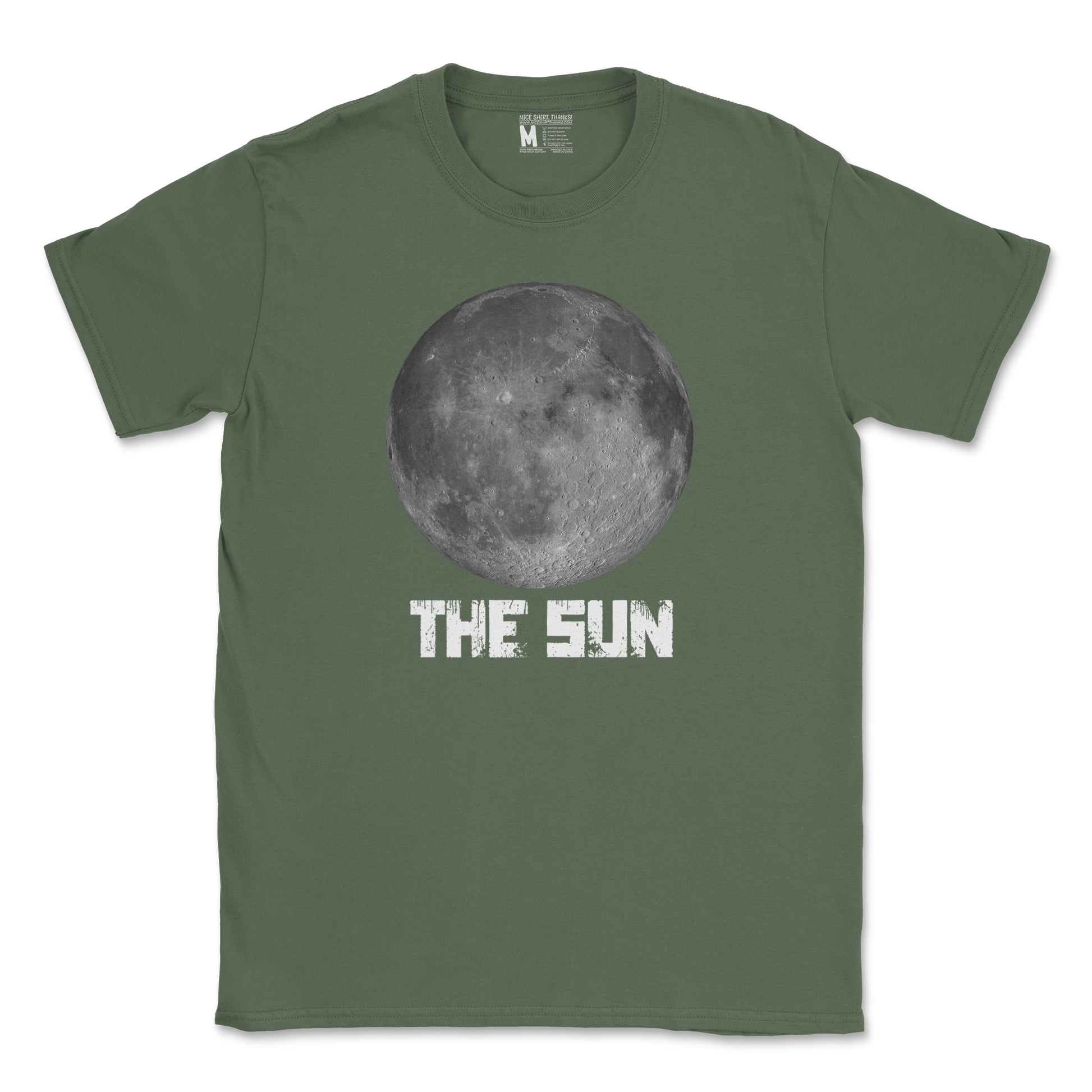 Gildan SoftStyle T-Shirt The Sun in MilitaryGreen