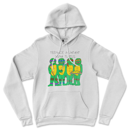 Gildan SoftStyle Hoodie Ninja Turtles in White