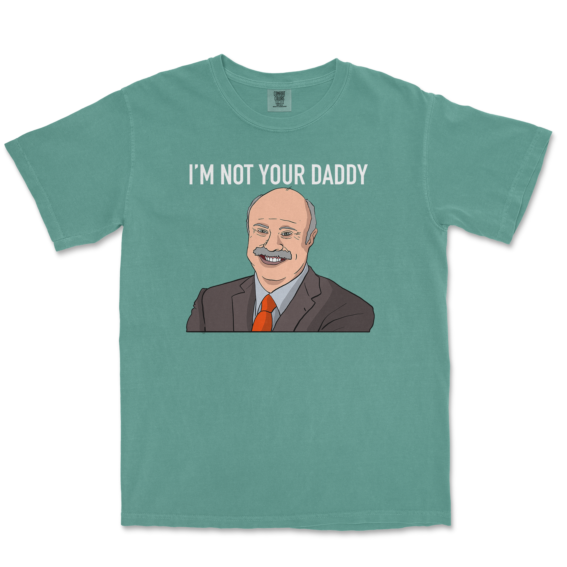 Comfort Colors T-Shirt Daddy Phil in LightGreen