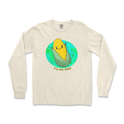 Comfort Colors Long Sleeve Mmm Corn in Ivory