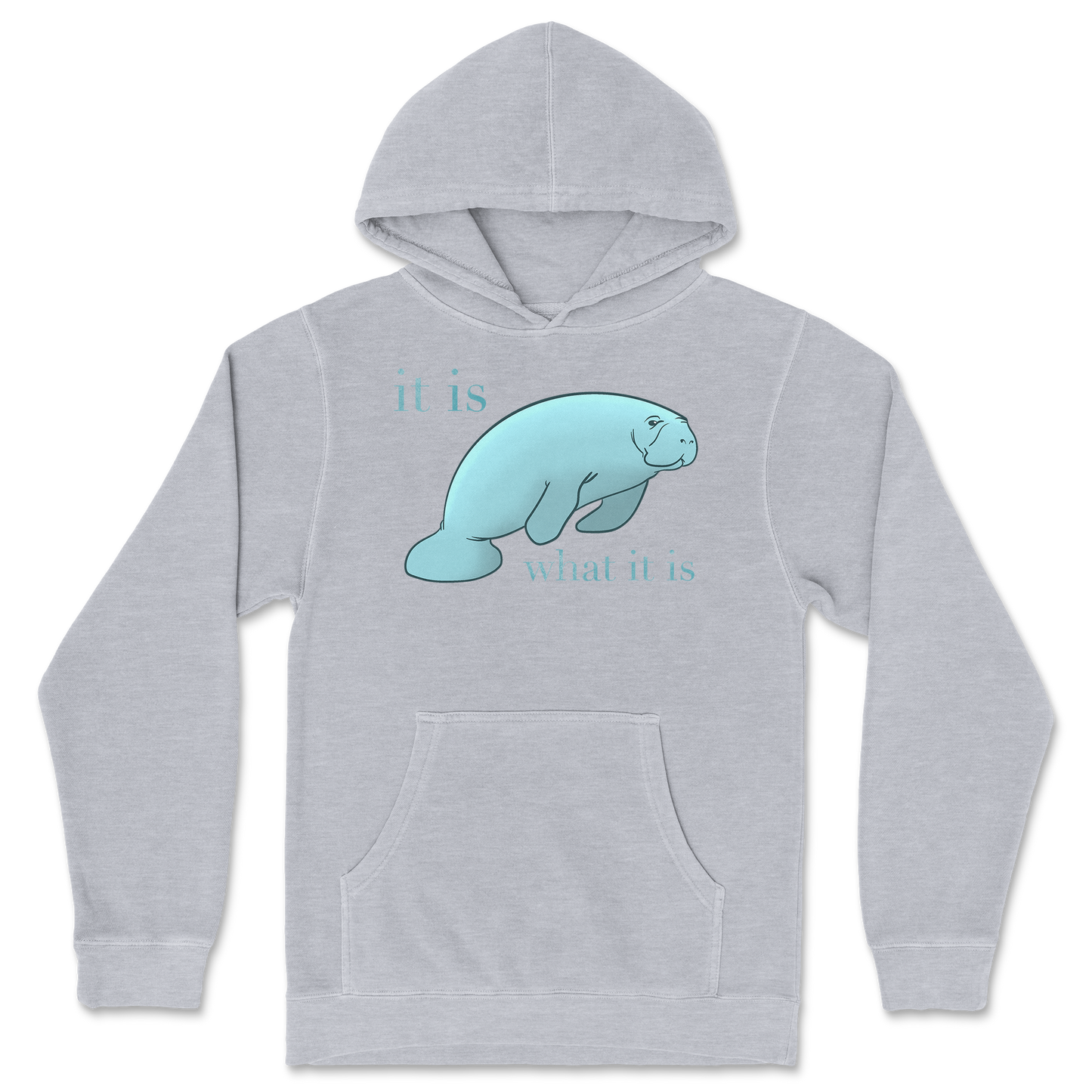 Independent Clothing Co. Hoodie Manatee in GreyHeather