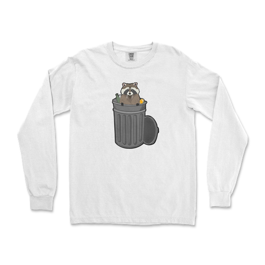 Comfort Colors Long Sleeve Trash Panda Enthusiast in White