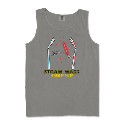 Comfort Colors Tank Top Straw Wars in Grey