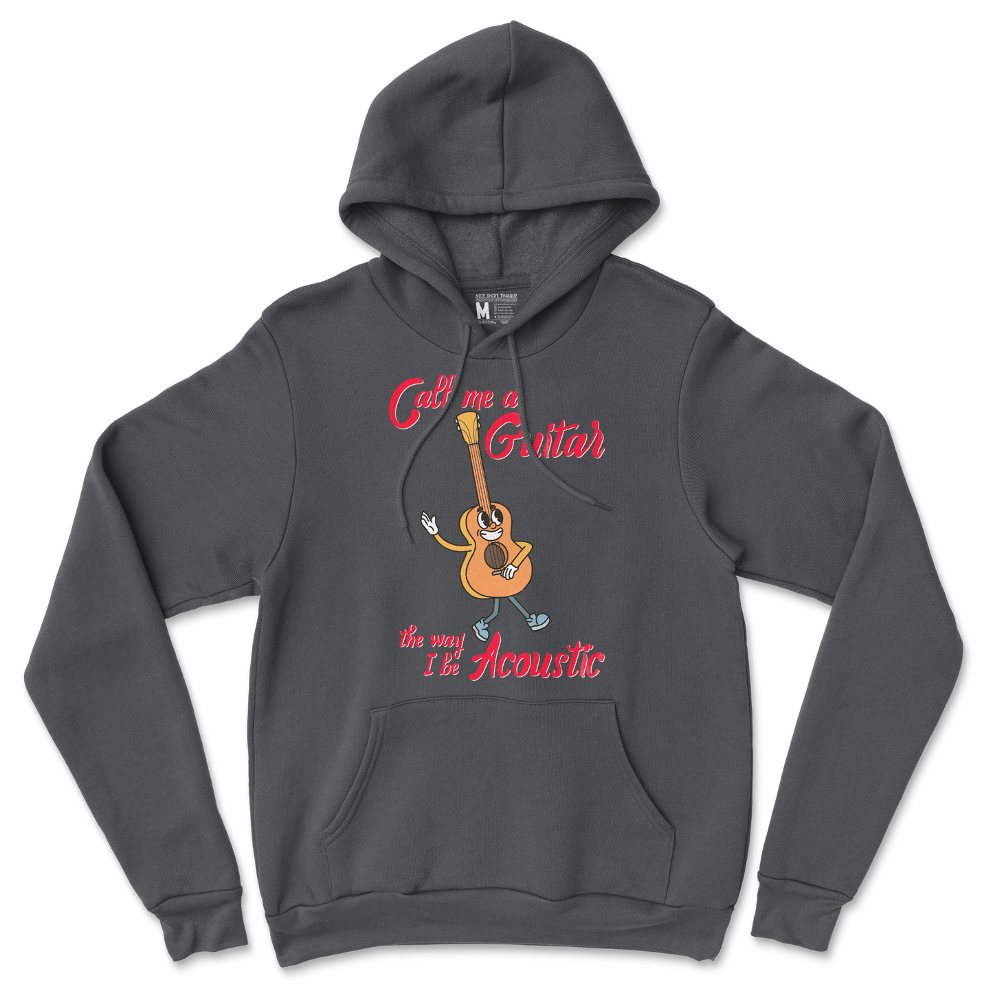 Gildan SoftStyle Hoodie I Do Be Acoustic  in Black