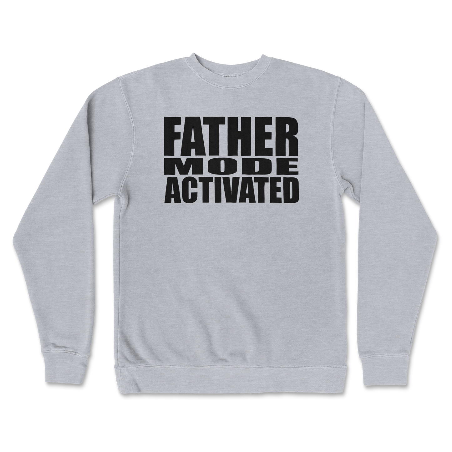 Independent Clothing Co. Crew Neck Father Mode Activated in GreyHeather