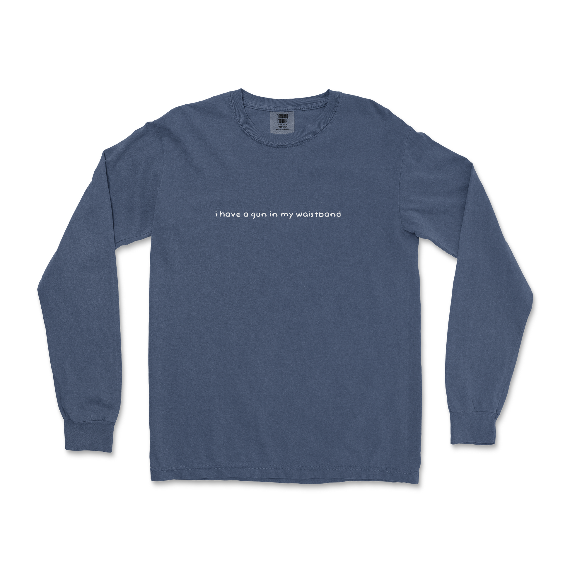 Comfort Colors Long Sleeve in Midnight