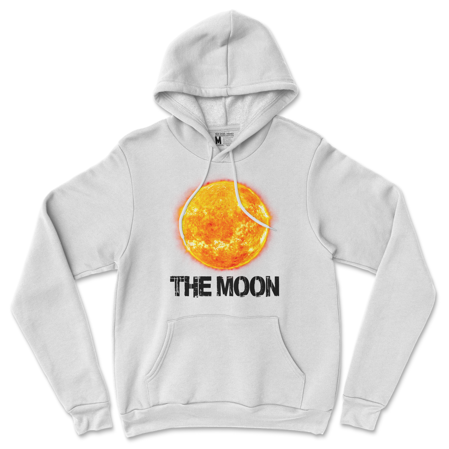 Heavy Blend Hoodie the moon in White