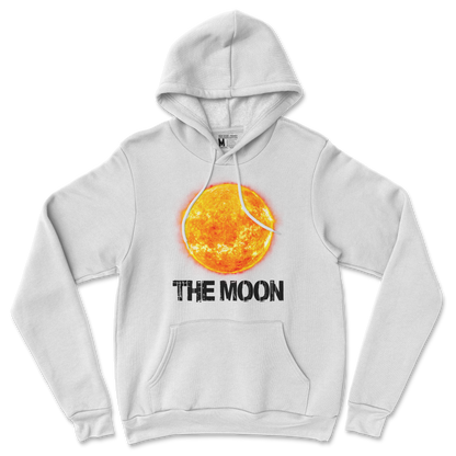 Heavy Blend Hoodie the moon in White