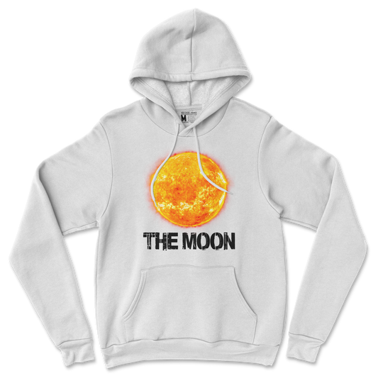 Heavy Blend Hoodie the moon in White