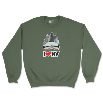 Gildan SoftStyle Crew Neck in Military Green