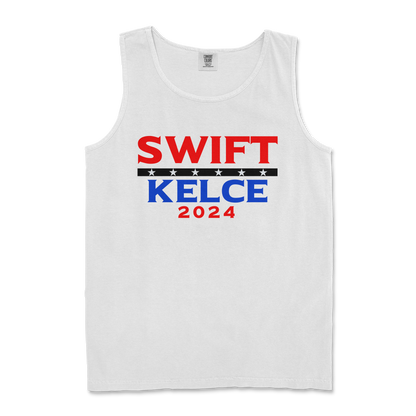 Comfort Colors Tank Top Swift Kelce 2024 in White