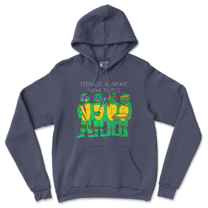 Gildan SoftStyle Hoodie Ninja Turtles in Navy