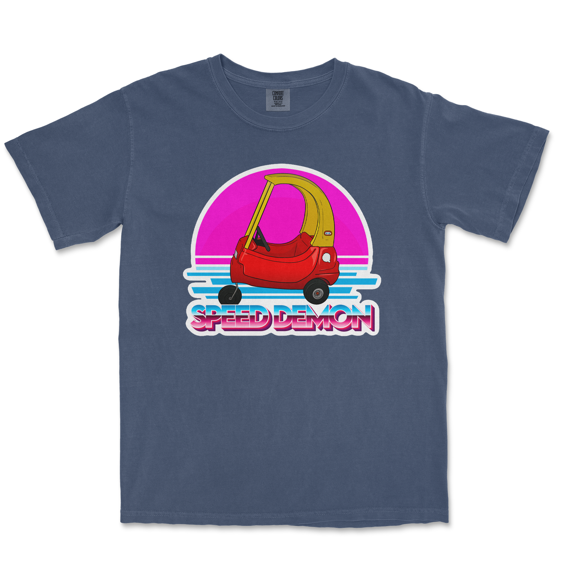 Comfort Colors T-Shirt Speed Demon  in Midnight