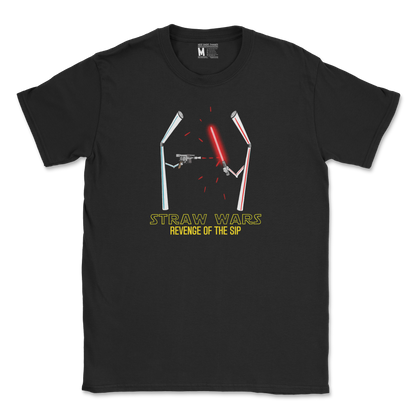 Gildan SoftStyle T-Shirt Straw Wars in Black