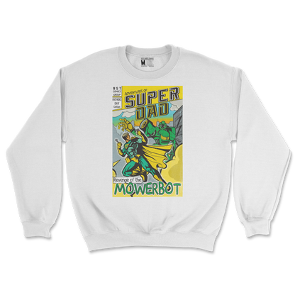 Gildan SoftStyle Crew Neck Super Dad in White