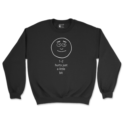 Gildan SoftStyle Crew Neck Hurts A Little Bit in Black