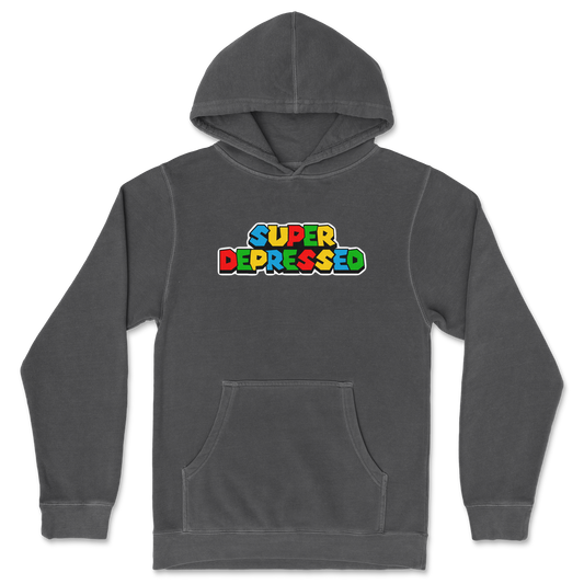 Independent Clothing Co. Hoodie Super Depressed in Black