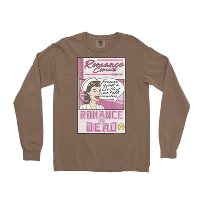 Comfort Colors Long Sleeve Romance is Dead in Espresso