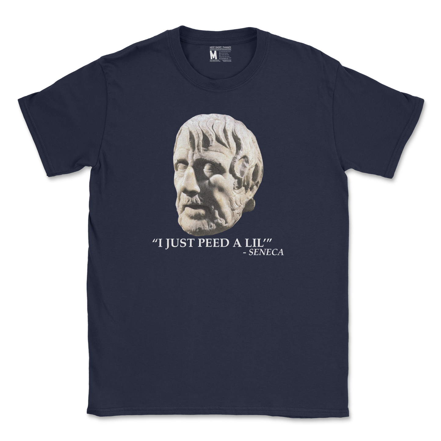 Gildan SoftStyle T-Shirt Seneca Pee in Navy