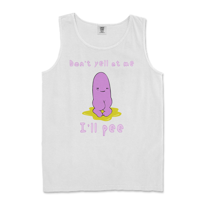 Comfort Colors Tank Top Dont Yell 2 in White