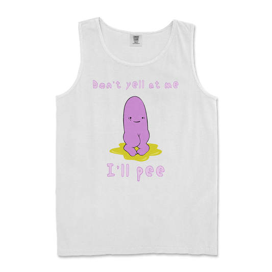 Comfort Colors Tank Top Dont Yell 2 in White