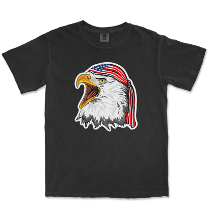 Comfort Colors T-Shirt Freedom Eagle in Black