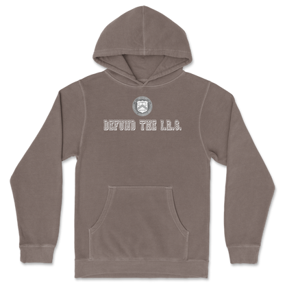 Independent Clothing Co. Hoodie Defund The I.R.S. in Clay