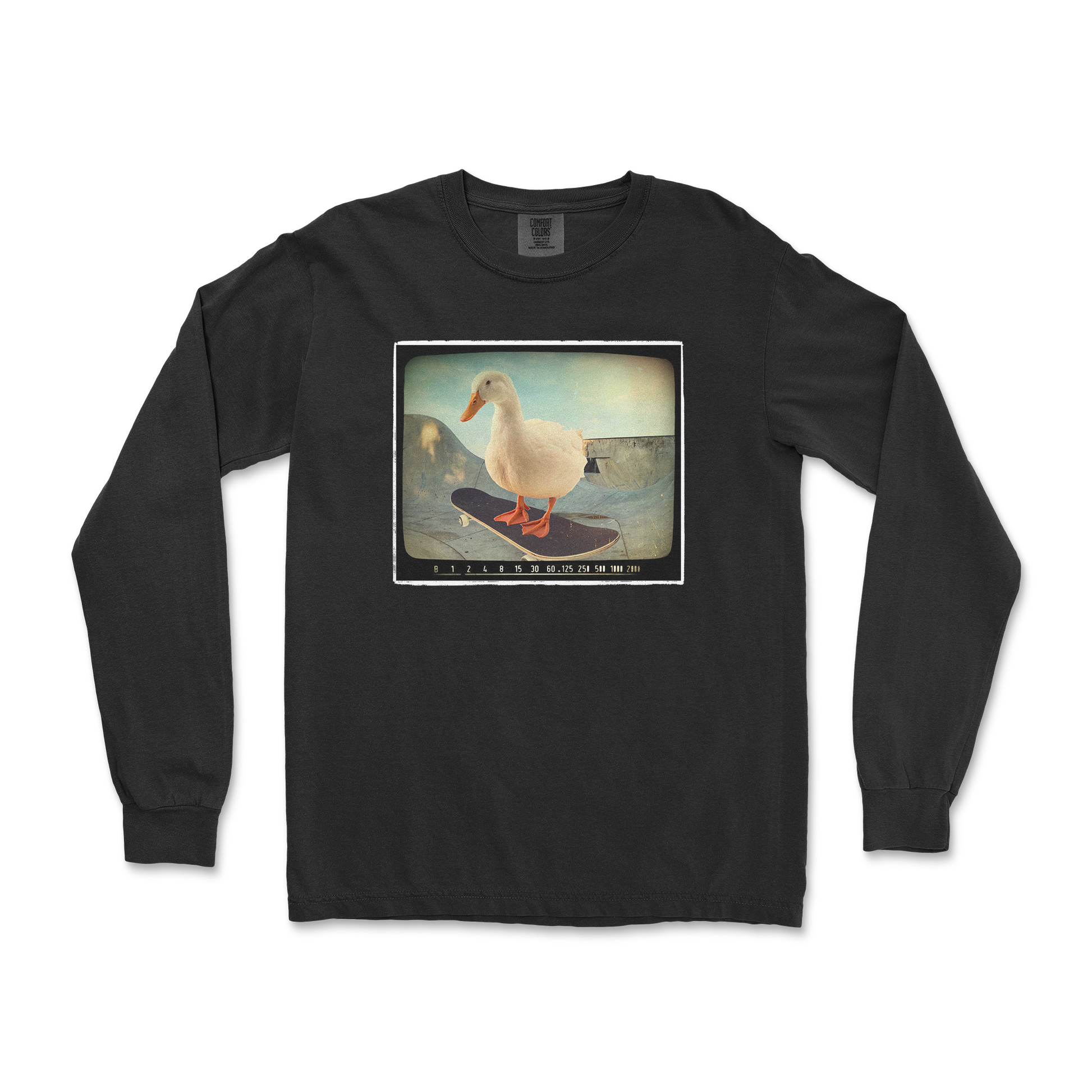 Comfort Colors Long Sleeve Do A Flip in Black