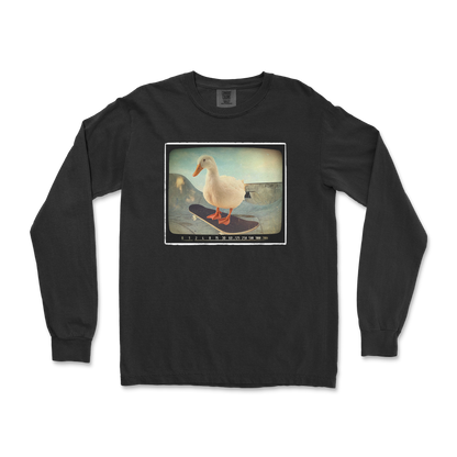 Comfort Colors Long Sleeve Do A Flip in Black