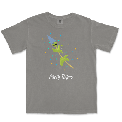 Comfort Colors T-Shirt Party Thyme in Grey