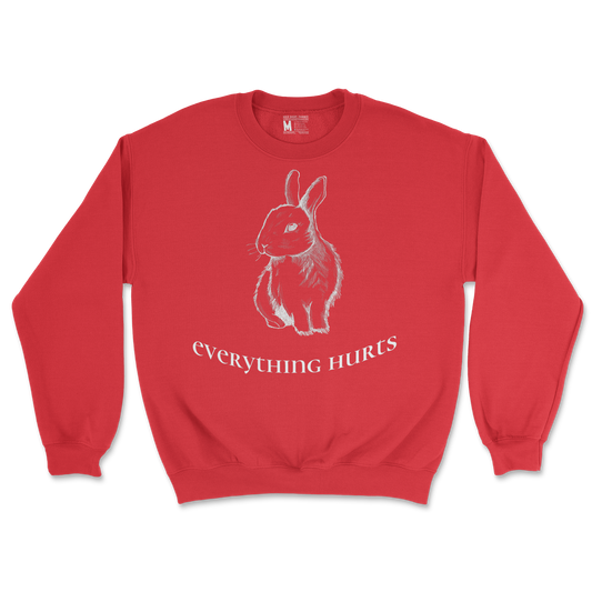 Gildan SoftStyle Crew Neck Everything Hurts in Red