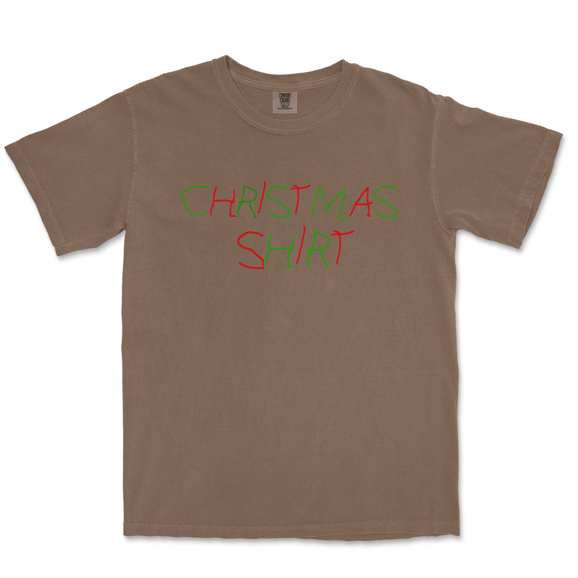 Comfort Colors T-Shirt Christmas Shirt in Espresso