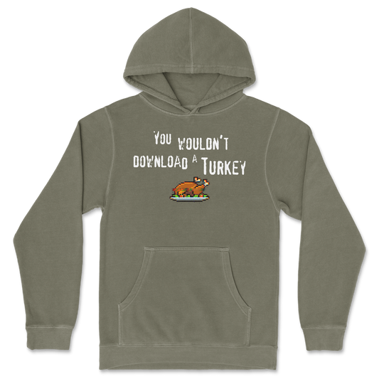 Independent Clothing Co. Hoodie Downloadable Turkey  in Olive