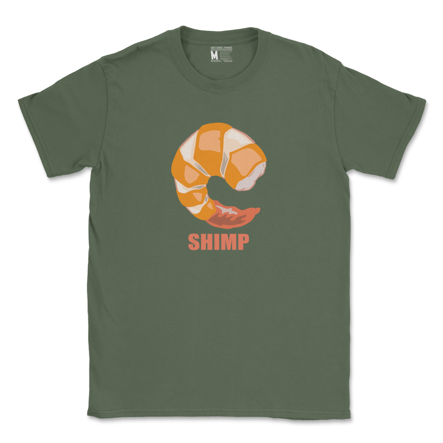 Gildan SoftStyle T-Shirt Shimp in Military Green