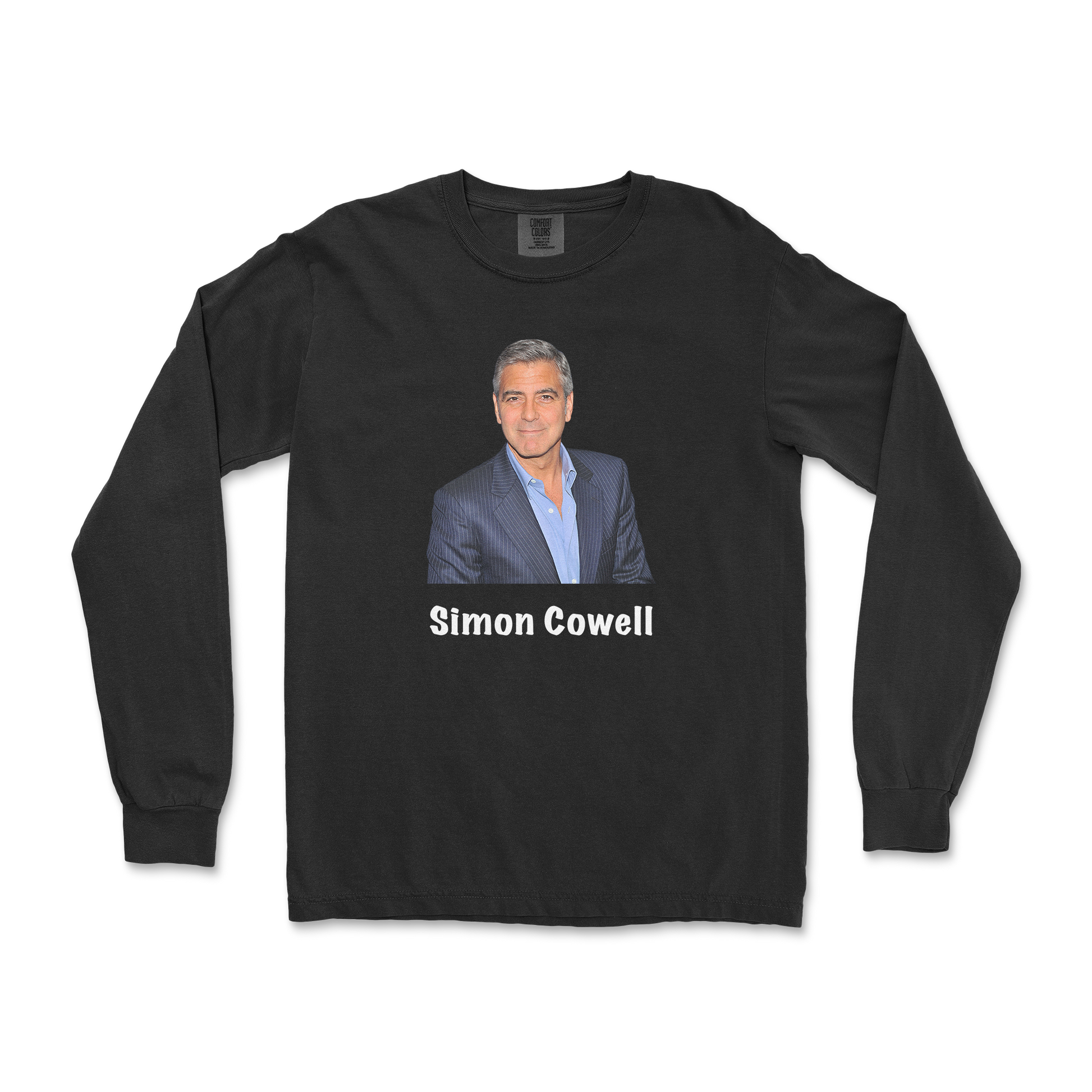 Comfort Colors Long Sleeve Simon in Black