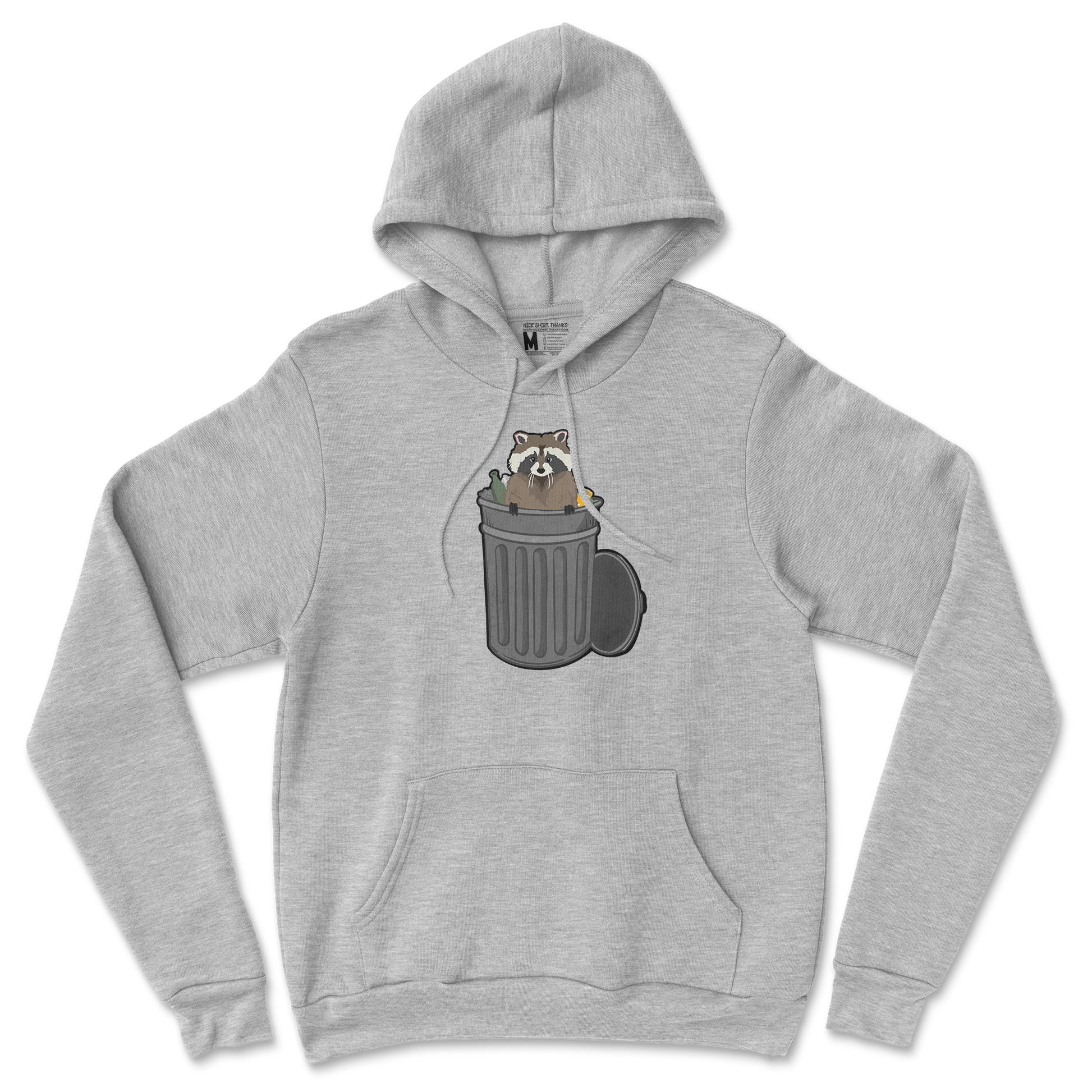 Gildan SoftStyle Hoodie Trash Panda Enthusiast in Sports Grey