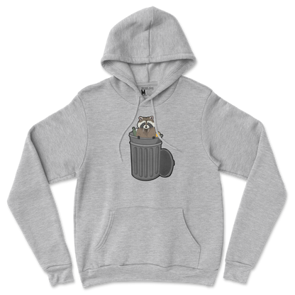 Gildan SoftStyle Hoodie Trash Panda Enthusiast in Sports Grey