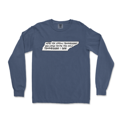 Comfort Colors Long Sleeve Tennessee in Midnight