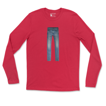 Gildan SoftStyle Long Sleeve Pants in Red