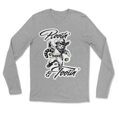 The Nice Shirt Long Sleeve Rootin Tootin  in Heather-Gray