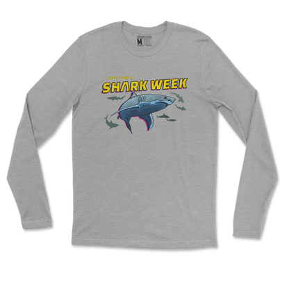 Gildan SoftStyle Long Sleeve in Sports Grey