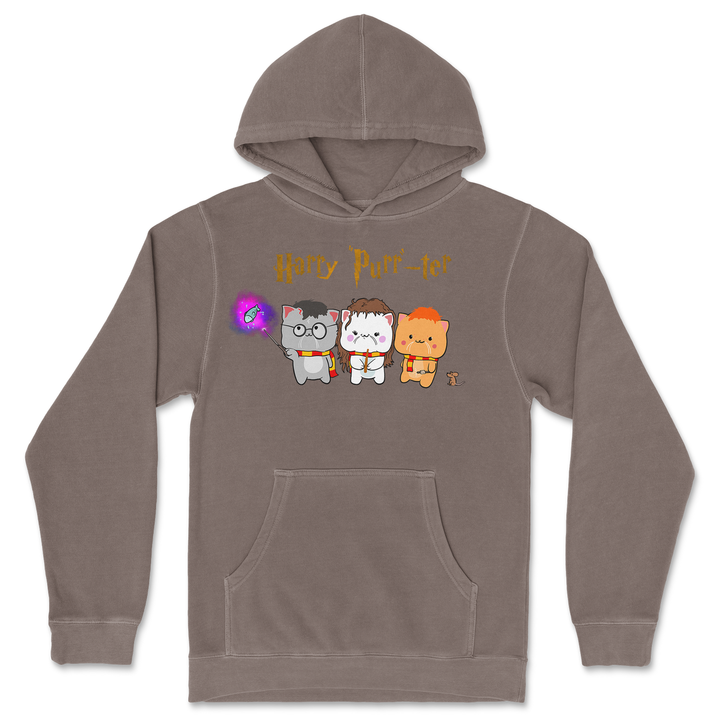 Independent Clothing Co. Hoodie Harry Purrter in Clay