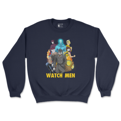 Gildan SoftStyle Crew Neck Watch Men in Navy